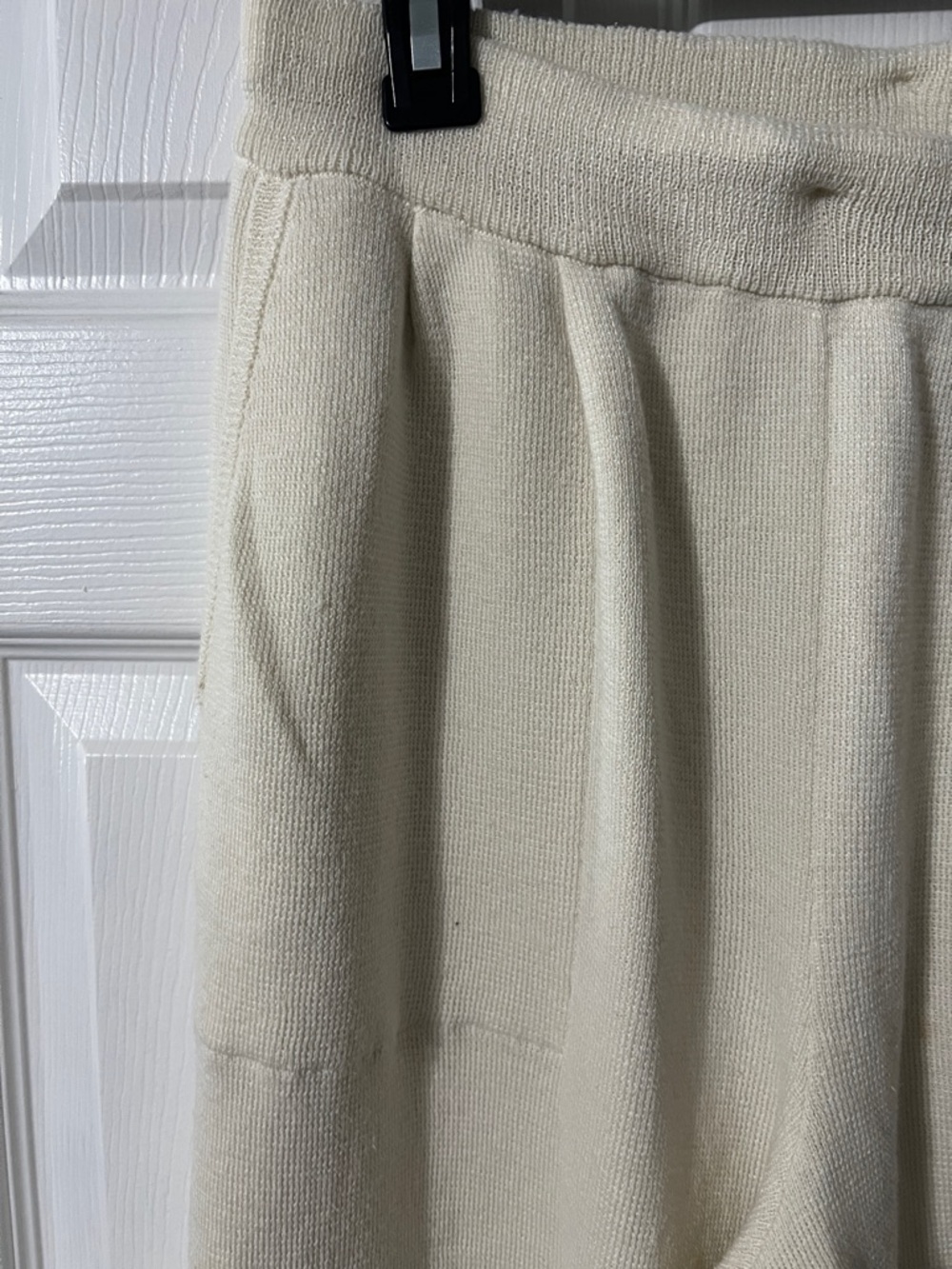 Free People FP Beach Freya Pants Ivory Knit Balloon Harem Barrel Boho - Picture 3 of 9